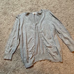 Grey cardigan